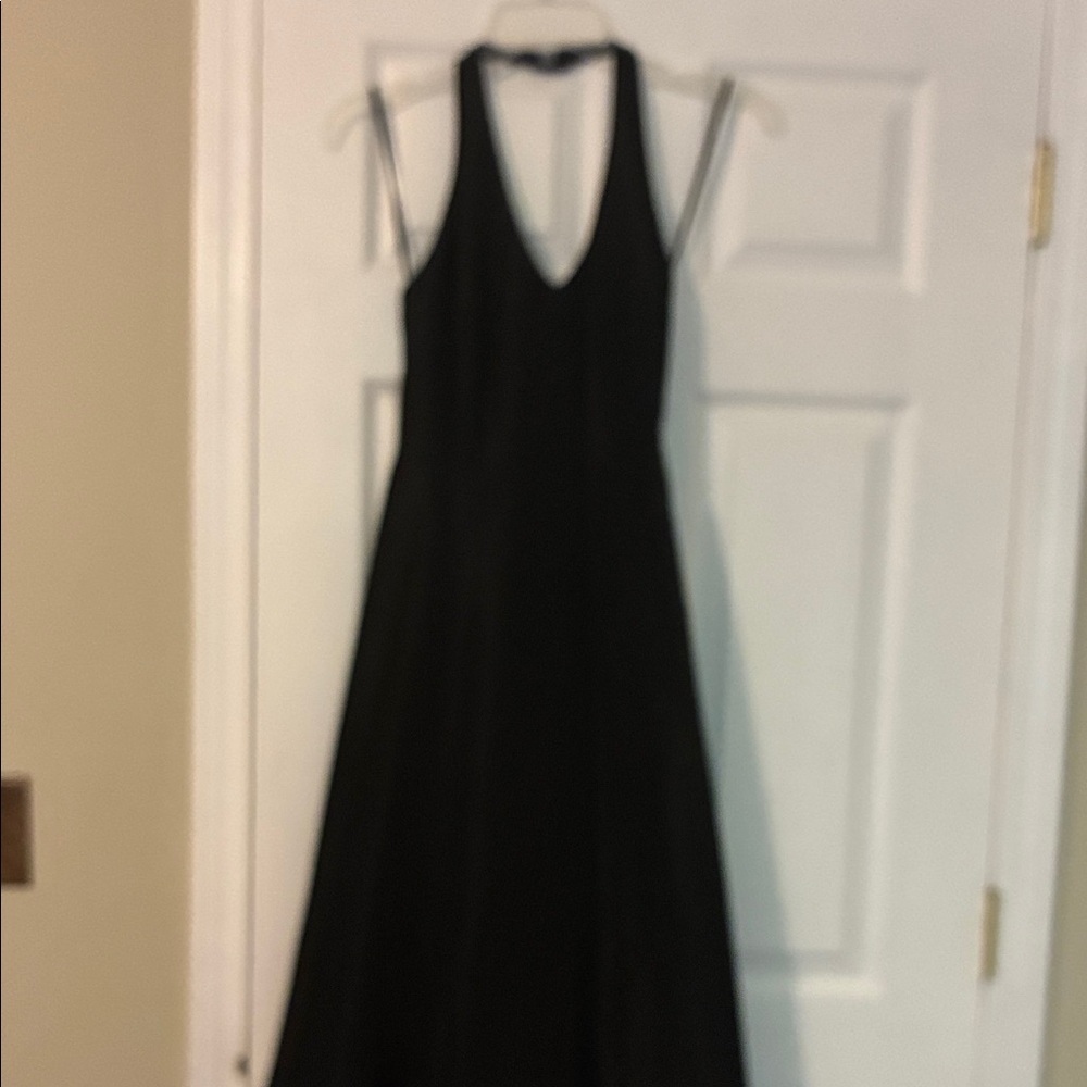 Laundry By Shelli Segal Black Halter Gown